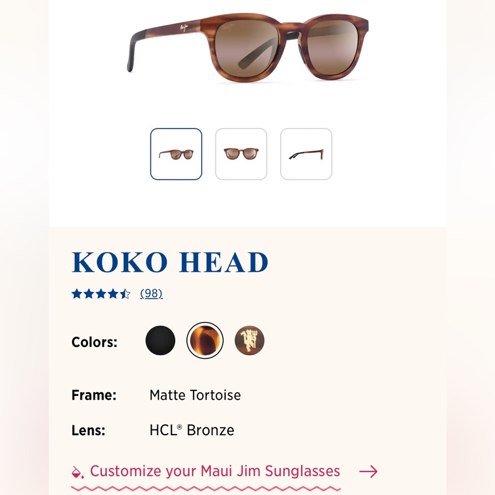 Maui Jim Koko Head sunglasses